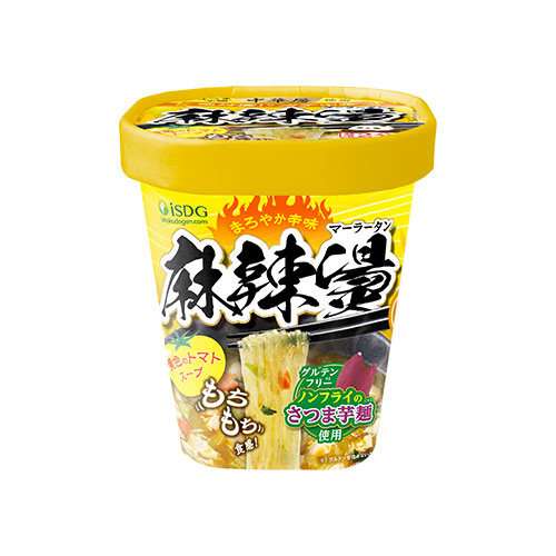 iSDG医食同源ドットコムのカップ麻辣湯マーラータン、さつま芋麺使用