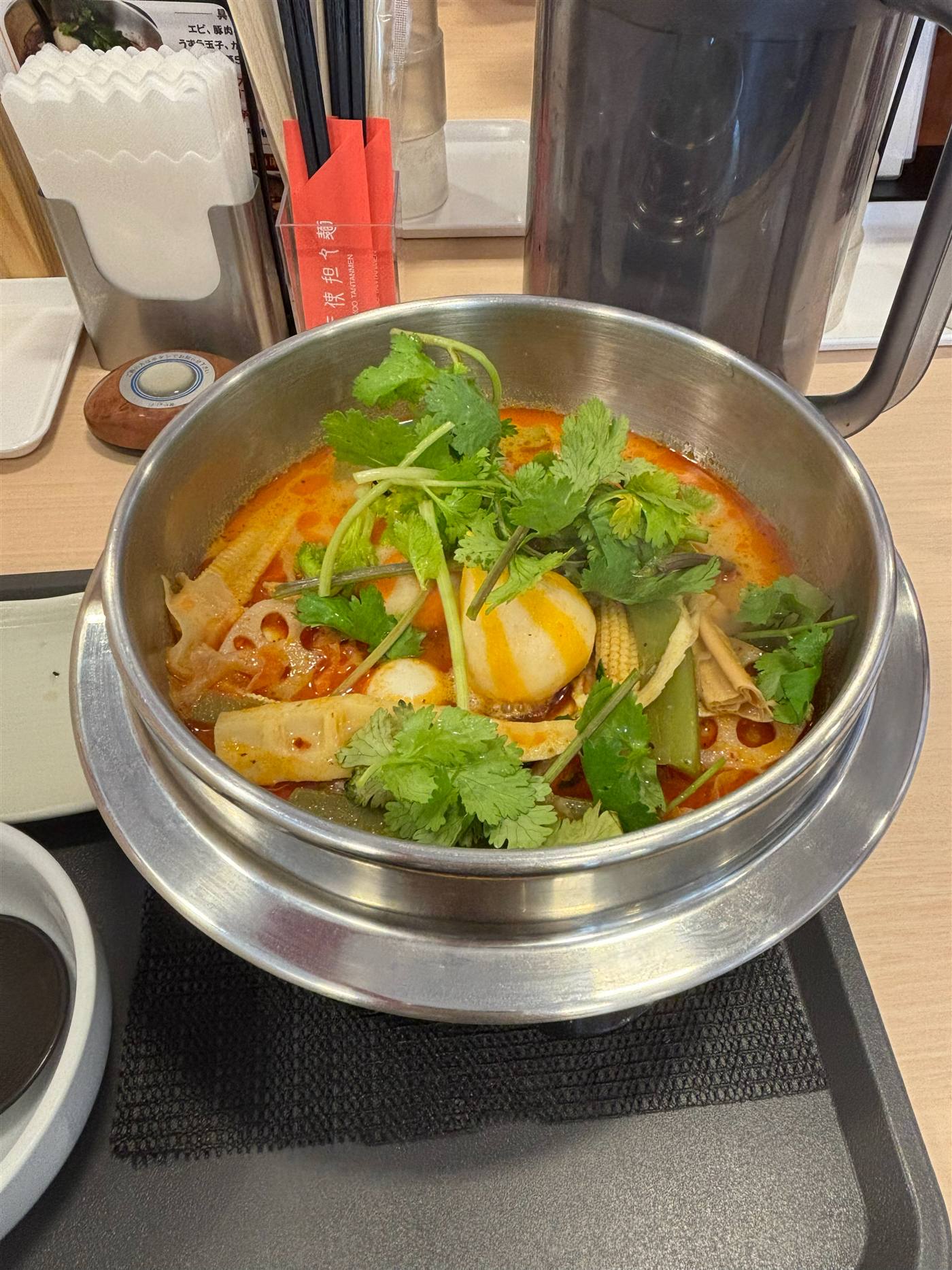 天使担々麺の麻辣湯(6辛)