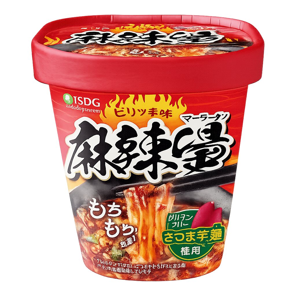 ISDG 医食同源 麻辣湯 もちもちさつま芋春雨のカップ麺